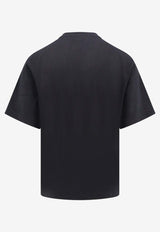 Off-White OFF Stamp Crewneck T-shirt Black OMAA120C99JER005_1001