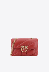 PINKO Classic Love One Crossbody Bag Red 100038A0F2_B08Q