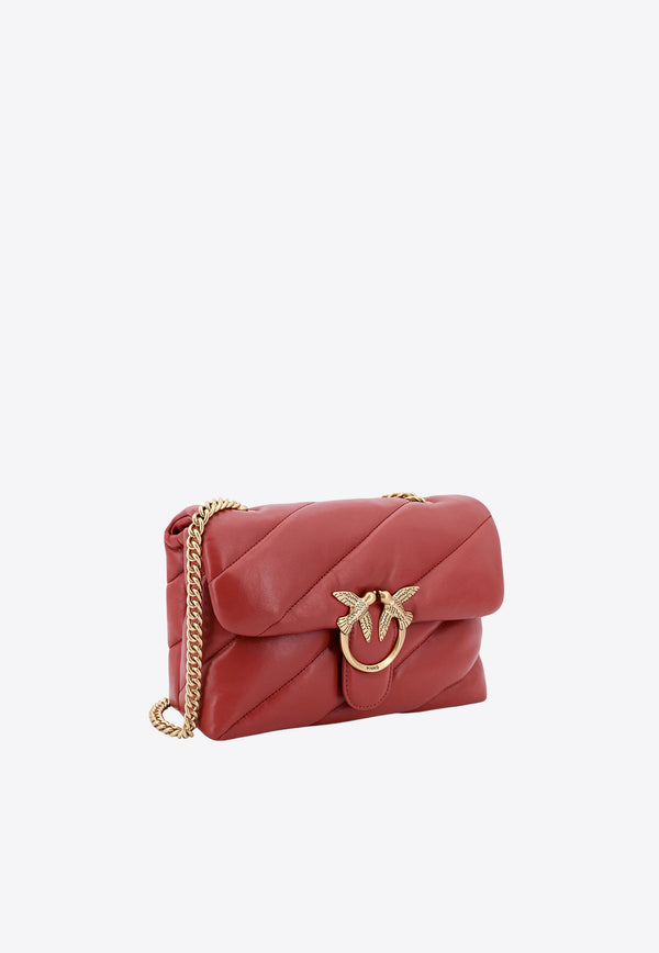 PINKO Classic Love One Crossbody Bag Red 100038A0F2_B08Q