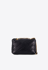 PINKO Small Love Puff Crossbody Bag Black 100039A1V9_Z99Q