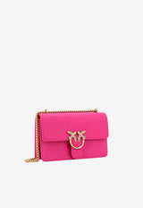 PINKO Classic Love One Crossbody Bag Pink 100941A0F1_N17Q