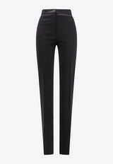 PINKO Straight-Leg Tailored Pants Black 100054A15M_Z99