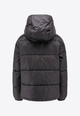 PINKO Zip-Up Down Jacket Black 103821A1ZR_Z99