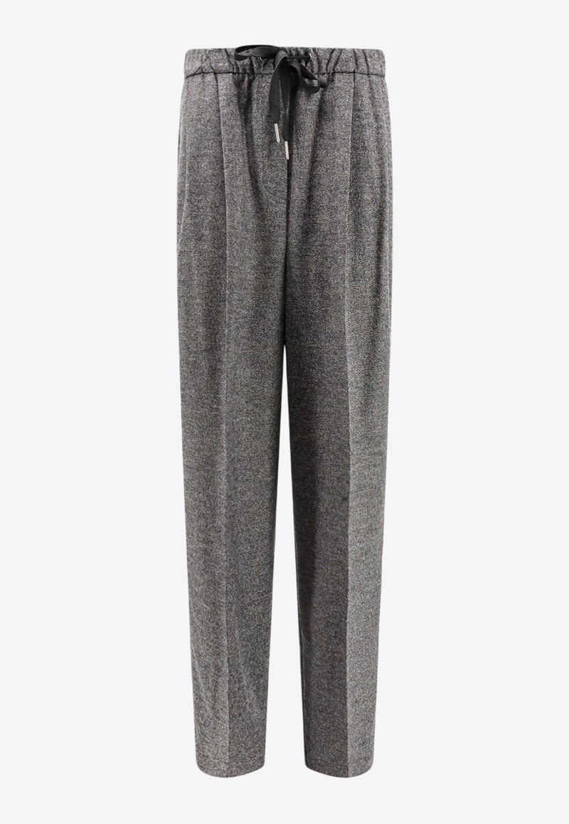 PINKO Straight-Leg Tailored Pants Gray 104210A249_ZI2