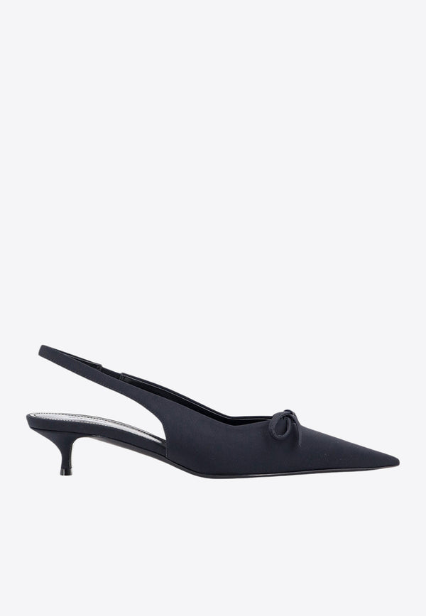 Balenciaga Knife Bow 40 Slingback Pumps Black 782551W2ES0_1000