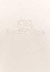 Balenciaga Embroidered BB Classic T-shirt Cream 764235TQVS8_9121