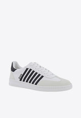 Dsquared2 Boxer Leather and Suede Sneakers White SNM036401504118_M072