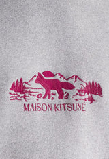 Maison Kitsuné Embroidered Logo Sweatshirt Gray NM00308KM0307_H131