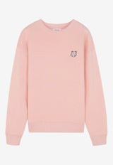 Maison Kitsuné Fox Head Patch Sweatshirt Pink MW00315KM0307_P628