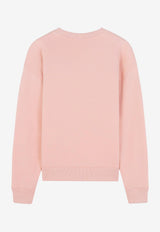 Maison Kitsuné Fox Head Patch Sweatshirt Pink MW00315KM0307_P628