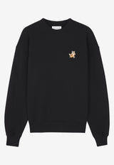 Maison Kitsuné Fox Head Patch Sweatshirt Black MW00309KM0307_P199