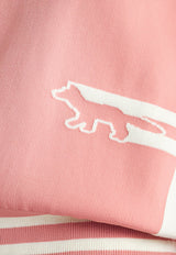 Maison Kitsune Fox Inlay Crewneck Sweatshirt Pink NW00803KM0327_P634