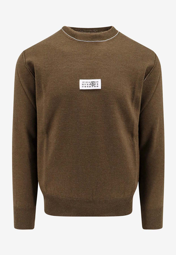 Signature Numeric Patch Sweater MM6 Maison Margiela SH0HL0010M13037_727