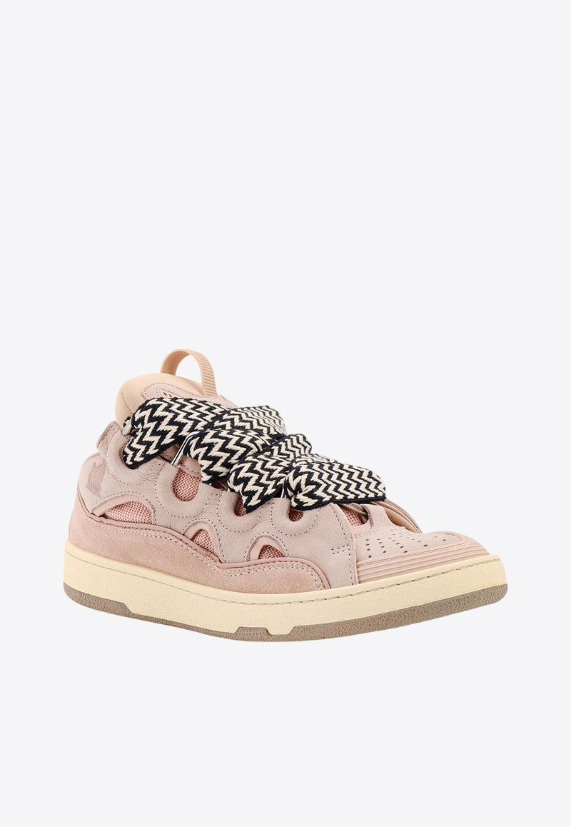 Lanvin Curb Low-Top Sneakers Pink FMSKRK11DRAG_51