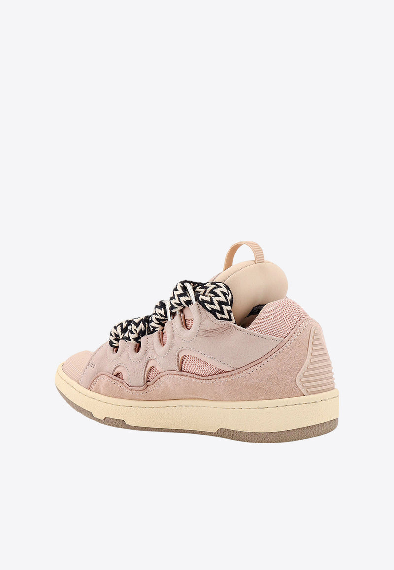 Lanvin Curb Low-Top Sneakers Pink FMSKRK11DRAG_51