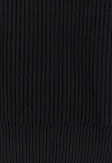 Gucci Rib Knit Wool-Blend Sweater Black 801692XKD96_1060