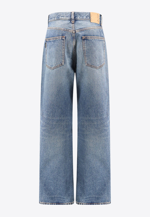 Haikure Korea Piano Wide-Leg Jeans Blue HEW03185DF106_L0833