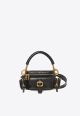 Chloé Small Leather Camera Top Handle Bag Black C24AS534N83_001