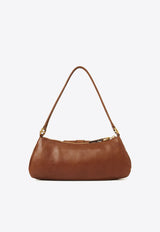 Chloé The 99 Grained Leather Shoulder Bag Brown C24AS710N84_26M