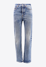 Saint Laurent Straight-Leg Basic Jeans Blue 807142Y28EA_4093