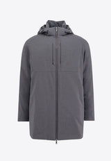 Paul 
Shark Recycled Technical Zip-Up Parka Gray 14312685_069