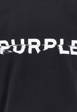 Purple Brand Oversized Logo T-shirt Black P480HJBL424_BLACK