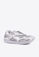 Bottega Veneta Orbit Metallic Low-Top Sneakers Silver 741357V4V51_1414