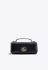 Gucci Small GG Milano Puffy Leather Top Handle Bag Black 806016AAD5X_1000