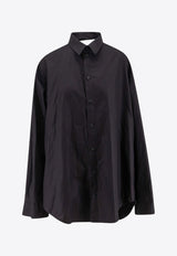 Balenciaga Suspended Mini Shirt Dress Black 809049TNM60_1000