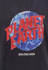 Balenciaga Planet Earth Oversized T-shirt Black 787349TRVC9_1055