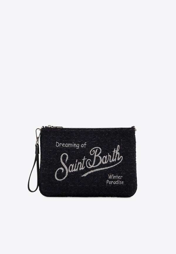 Parisienne Logo-Embroidered Pouch Bag MC2 Saint Barth PAR000900243G_00