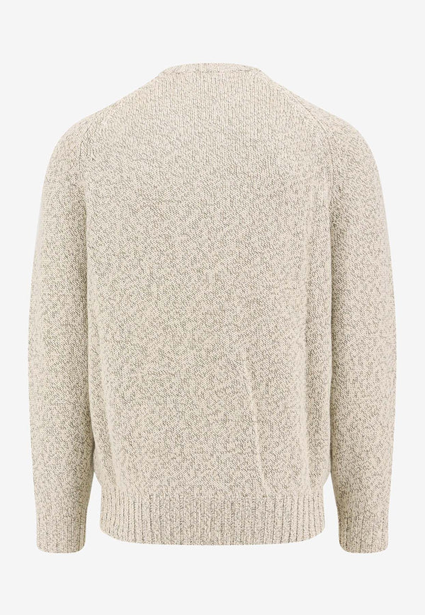 Brunello Cucinelli Knitted Cashmere Sweater Green MSA504900_C2222