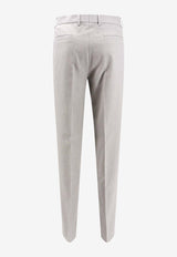 Brunello Cucinelli Tailored Straight-Leg Pants Gray ME262E1450_C7186