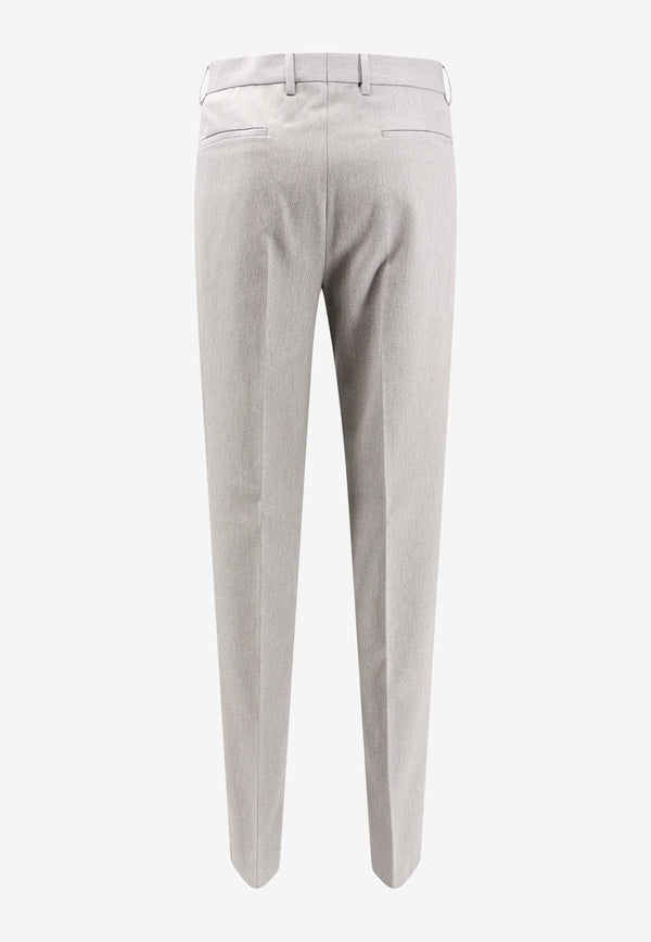 Brunello Cucinelli Tailored Straight-Leg Pants Gray ME262E1450_C7186