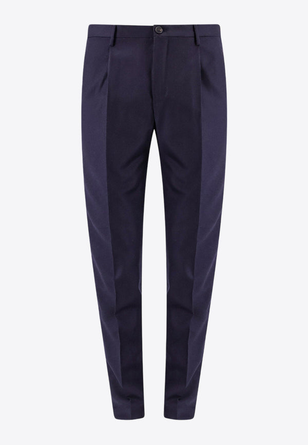 Incotex Straight-Leg Tailored Pants Navy ZX541T1645B_810