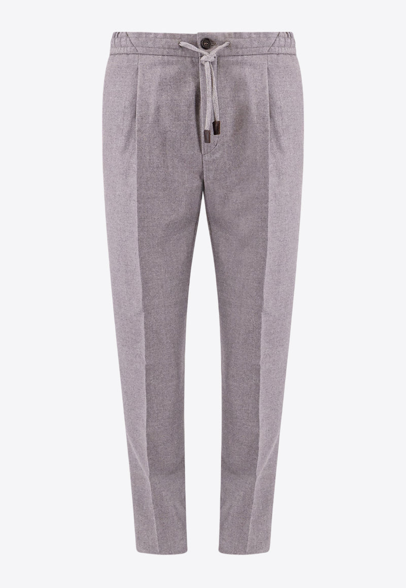 Incotex Straight-Leg Tailored Pants Gray 1T00781645B_910