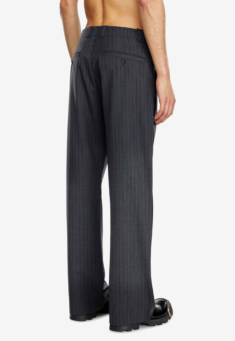 Diesel P-Stanley Striped Pants Black A141460IPAA_93R