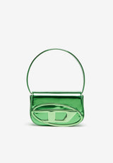 Diesel 1DR-Iconic Mirrored Leather Shoulder Bag Green X08396PS202_T7283