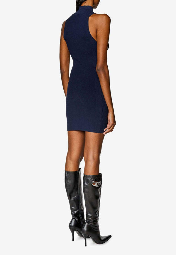 Diesel M-Onervax High-Neck Mini Dress  Blue A123960DLAX_8AT