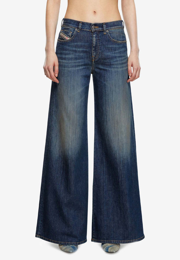 Diesel 1978 D-Akemi Wide-Leg Jeans Blue A0362409J45_01