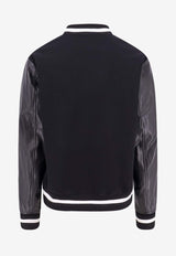 Givenchy 4G Patch Varsity Bomber Jacket Black BM011S6Y3K_001