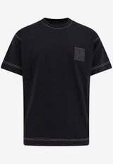 Givenchy 4G Patch Crewneck T-shirt Black BM71MG3YPQ_004