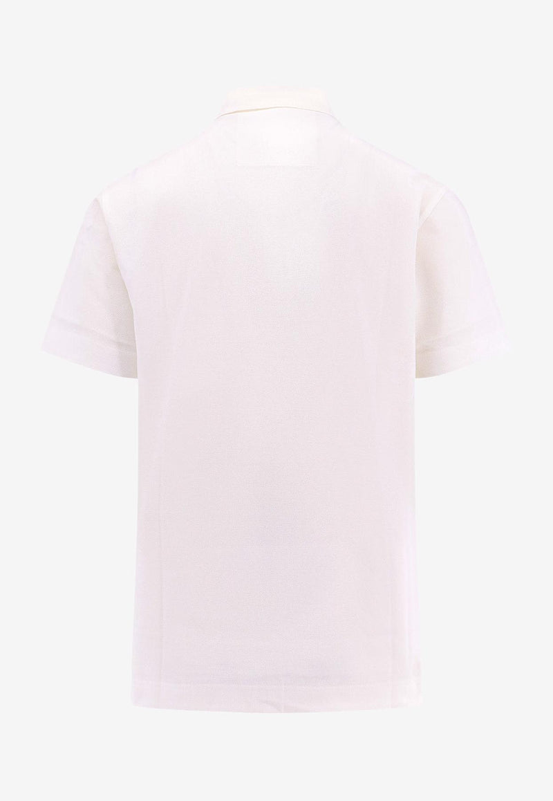 Givenchy 4G Embroidered Polo T-shirt White BM71KR3YCD_100