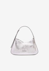 Givenchy Small Lucky Lock Metallic Shoulder Bag Silver BB511JB1ZB_934