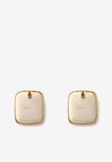 Self-Portrait Mottled Pearl Earrings Gold RS25600EAGD_GOLD