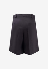 Chloé Classic Wool Shorts Black 25SSH07302_001