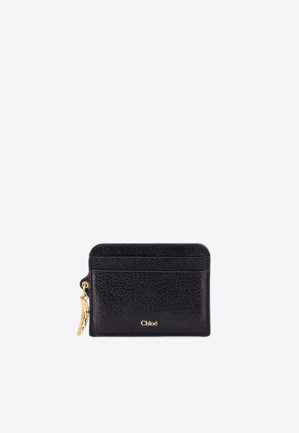 Chloé Banana Leather Cardholder Black CH25SP544N72_001