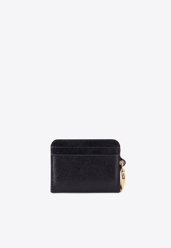 Chloé Banana Leather Cardholder Black CH25SP544N72_001