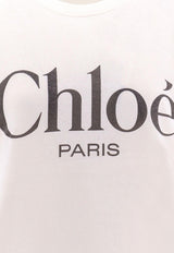 Chloé Maxi Logo T-shirt White 25SJH20191_101