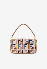 Fendi Medium Baguette FF Monogram Shoulder Bag Multicolor 8BR600AT13_F1QHS